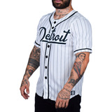 Camisa Baseball Jersey Detroit Jrkt Sports