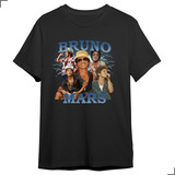 Camisa Básica Bruno Mars Vintage Graphic