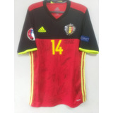 Camisa Bélgica Euro 2016 14 Mertens Jogo Autografada