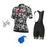 Camisa Bermuda Bretelle De Ciclista Uniforme Conjunto Mtb