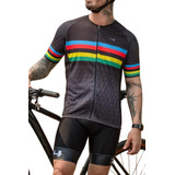 Camisa Bike Masculino Ciclismo Respirável Roupa Pedal Pro Uv