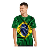Camisa Blusa Camiseta Fc8550 Brasil Bandeira