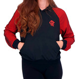 Camisa Blusa Flamengo Feminina Oficial Moletom Casaco Frio