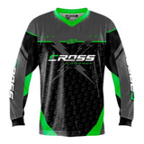 Camisa Blusa Motocross Trilha Pro Tork Cross Company Verde