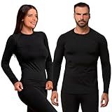 Camisa Blusa Térmica Segunda Pele Frio Inverno Slim Plus Size Qualidade Premium BR Numérico 44 52 Regular Preto 