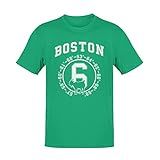 Camisa Boston 6 City Bill Campeonatos De Cabra Jersey Basquete Vintage Retro Russell Estilo Clássico Dri Power Unissex Ajuste Adulto  Verde Kelly  3G