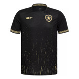 Camisa Botafogo Preta 24 25 Away Reebok Oficial Torcedor