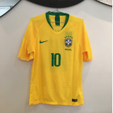 Camisa Brasil 10 Neymar Jr Copa 2018 Modelo Jogador