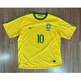 Camisa Brasil 2010 Camiseta Seleção Futebol Amarela Copa