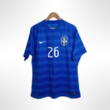 Camisa Brasil 2014 15 Uniforme 2 Número 26 De Jogo