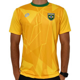 Camisa Brasil Copa Masculino Lotto