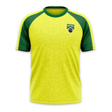 Camisa Brasil Masculina Camiseta Seleção Copa Verde Amarela