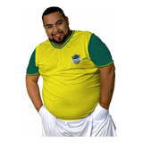 Camisa Brasil Masculina Plus Size Futebol
