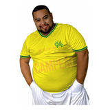 Camisa Brasil Masculina Plus Size G6