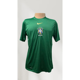 Camisa Brasil Nike Seleção Brasileira Treino 2010 Verde