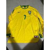 Camisa Brasil Seleção Nike Copa América 1999 Manga Longa