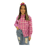 Camisa Caipira Feminina Xadrez