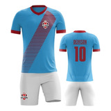 Camisa Calção Uniforme Futebol Futebol Personalizado Futsal