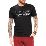 Camisa Camiseta 100 Algodão New York