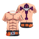 Camisa Camiseta Ace One Piece Frente