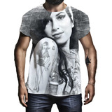 Camisa Camiseta Amy Winehouse Blues Soul Black Cantora Hd02