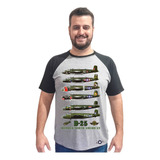 Camisa Camiseta Avião Caça Bombardeiro B25