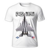 Camisa Camiseta Avião Caça F15 F 15 Eagle Militar Combate