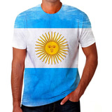 Camisa Camiseta Bandeira Argentina Envio Imediato