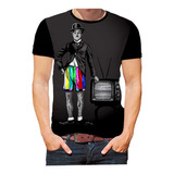 Camisa Camiseta Charlie Chaplin Humor Ator Filmes Cinema 01