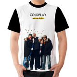 Camisa Camiseta Coldplay And It Washington All Yellow Banda