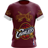 Camisa Camiseta Com Filtro Uv 50 Nba Cleveland Cavaliers