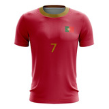Camisa Camiseta Cristiano Ronaldo Cr7 Portugal Seleção