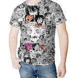 Camisa Camiseta De Anime Hentai Ahegao Unissex