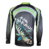 Camisa Camiseta De Pesca King Proteção