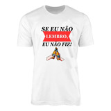 Camisa Camiseta Frase Personalizada Masculina Feminina