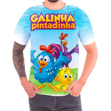 Camisa Camiseta Galinha Pintadinha Desenho Envio