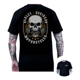 Camisa Camiseta Harley Davidson Old Skull
