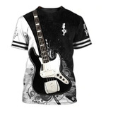 Camisa Camiseta Instrumento Guitarra Rock Music