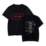 Camisa Camiseta Lil Peep Rapper Hellboy Musica Md20