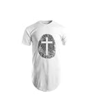 Camisa Camiseta Longline Estampa Digial Gospel