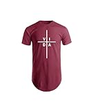 Camisa Camiseta Longline Estampa Vida Gospel
