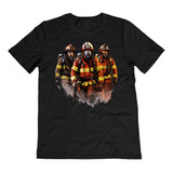 Camisa Camiseta Maculina Algodao Profissão Bombeiro Civil