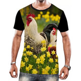Camisa Camiseta Masculina Galo Índio Fazendeiro