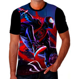 Camisa Camiseta Miles Morales Jogo Game Filme Envio Hoje 06