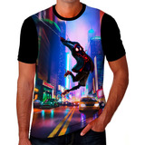 Camisa Camiseta Miles Morales Jogo Game Filme Envio Hoje 14