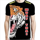Camisa Camiseta Muay Thai Tiger Elite