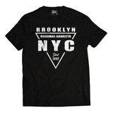 Camisa Camiseta New York City Estilo Rap Brooklyn Nyc Swag