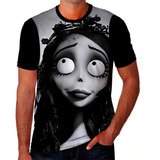 Camisa Camiseta Noiva Cadaver Burton Desenho