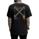 Camisa Camiseta Oversized Streetwear Longline Academia Swag