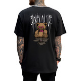 Camisa Camiseta Oversized Streetwear Urso Bear Academia Swag